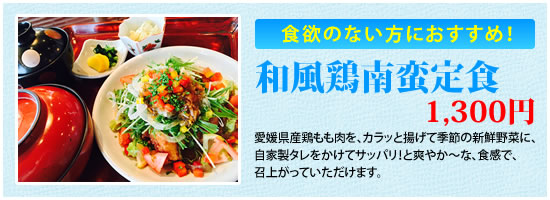 和風鶏南蛮定食