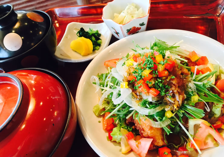 和風鶏南蛮定食