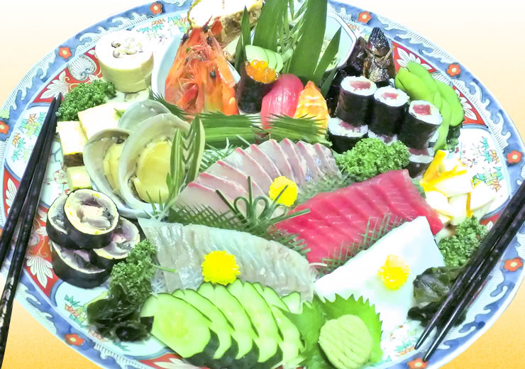 三色盛皿鉢